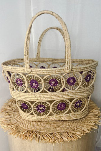 Bridgette Macrame Basket - New!