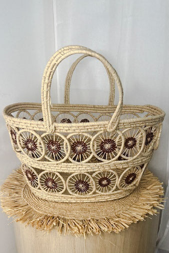 Bridgette Macrame Basket - New!